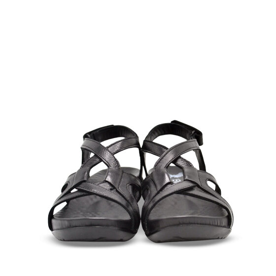 Venüs Deri Kadın Düz Sandalet Siyah 206Y - 6