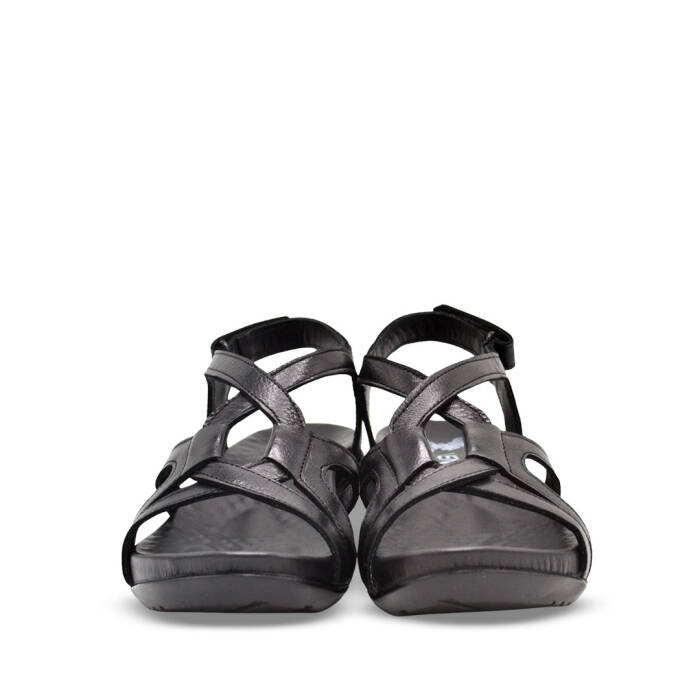 Venüs Deri Kadın Düz Sandalet Siyah 206Y - 6