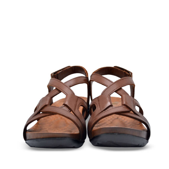 Venüs Deri Kadın Düz Sandalet Taba 206Y - 6