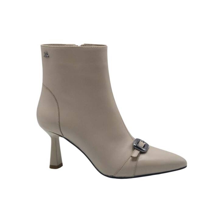 Venüs Deri Kadın Topuklu Bot Bej 2554001K