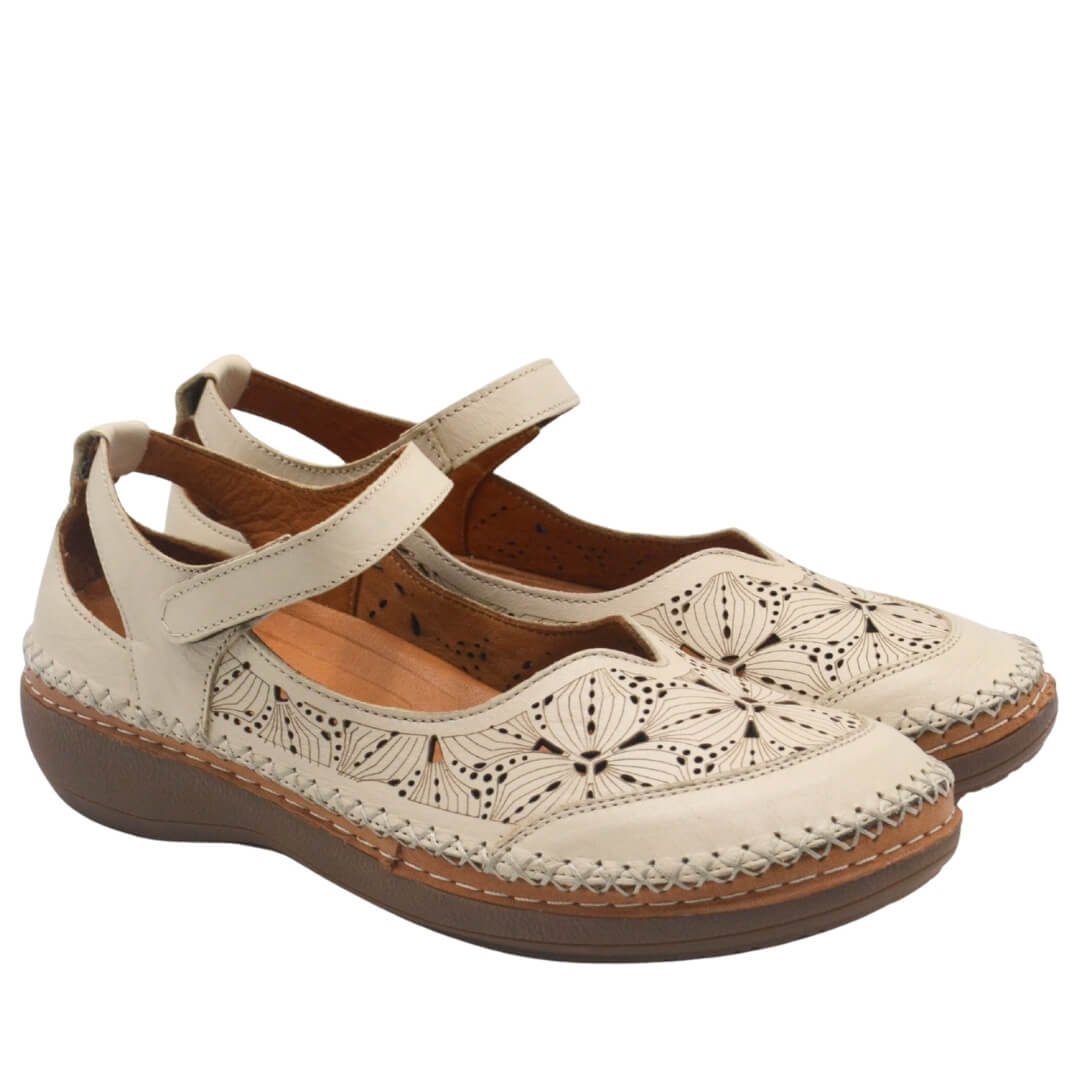 Venüs Deri Kadın Sandalet Bej 25190244Y