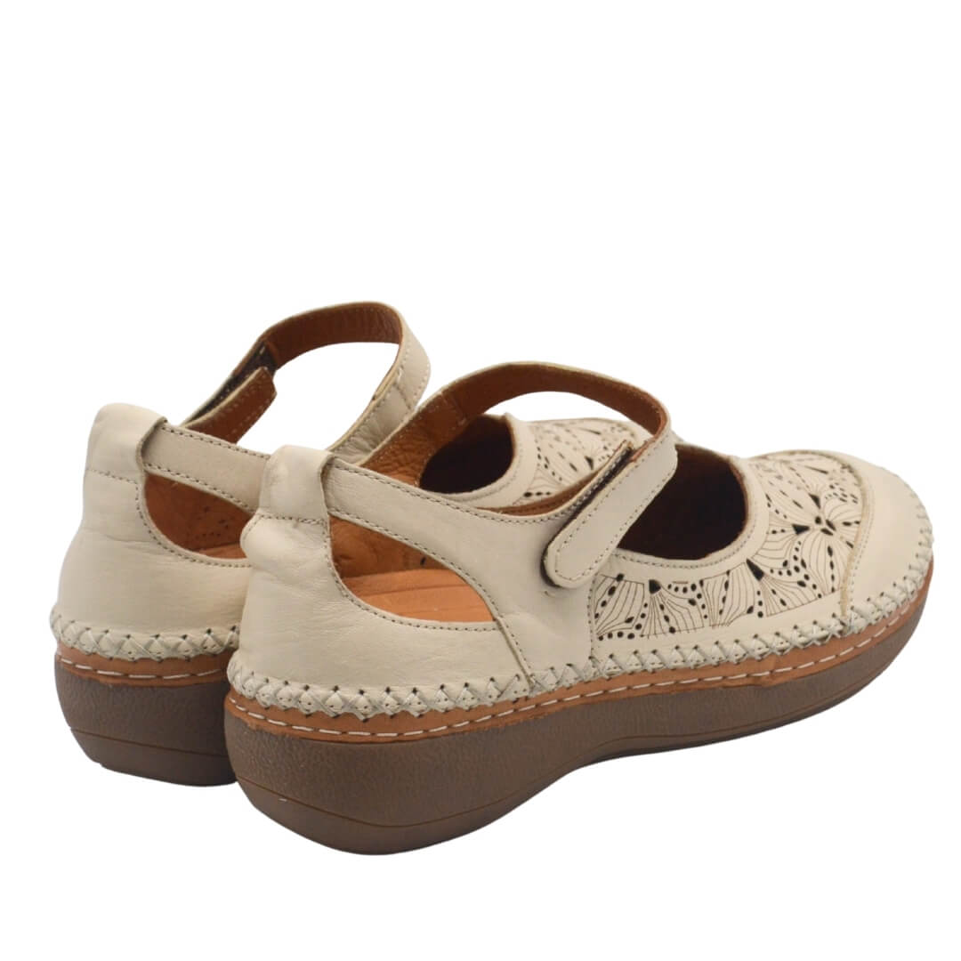 Venüs Deri Kadın Sandalet Bej 25190244Y - Thumbnail