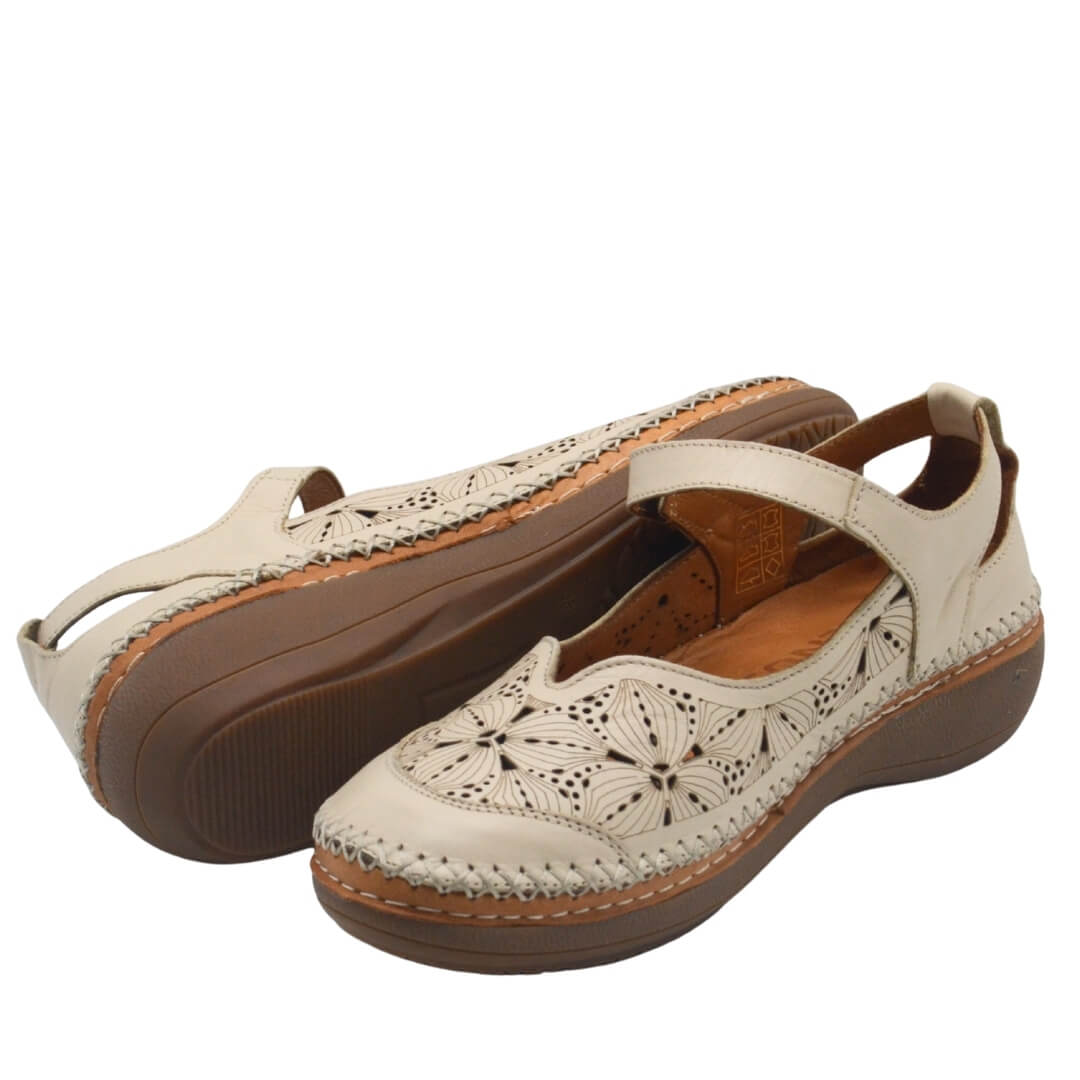 Venüs Deri Kadın Sandalet Bej 25190244Y - Thumbnail