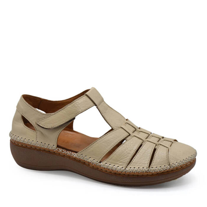 Venüs Deri Kadın Sandalet Bej 25190247Y