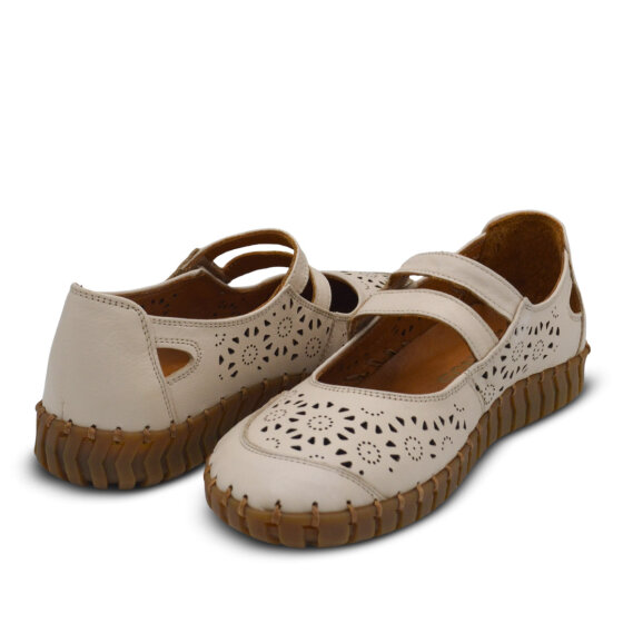 Venüs Deri Kadın Casual Ayakkabı Bej 2010728Y - 4