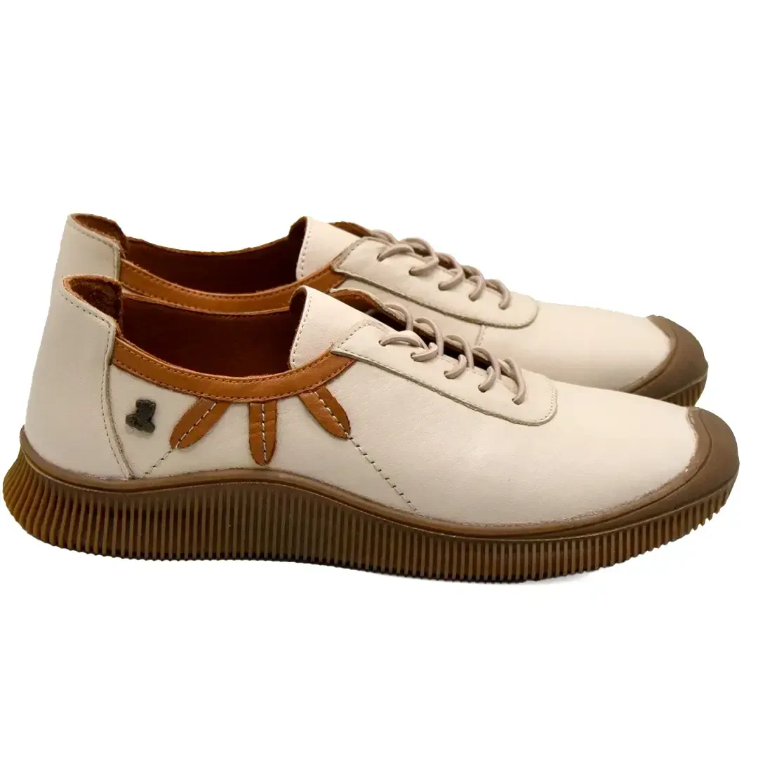 Venüs - Venüs Deri Kadın Comfort Ayakkabı Bej-Taba 2413511Y Venüs - Venüs Deri Kadın Comfort Ayakkabı Bej-Taba 2413511Y