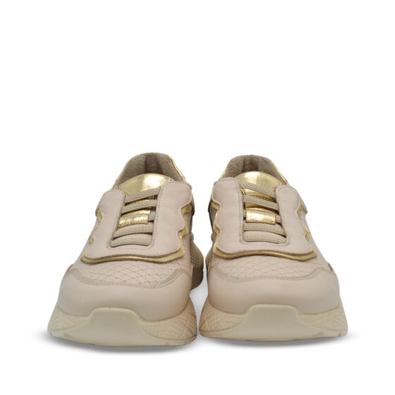Venüs Deri Kadın Airflow Ayakkabı Bej-Altın 2216636Y - 6