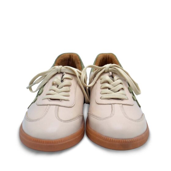  Venüs Deri Kadın Sneakers Ayakkabı Bej-Scarpion 2609901Y - 6