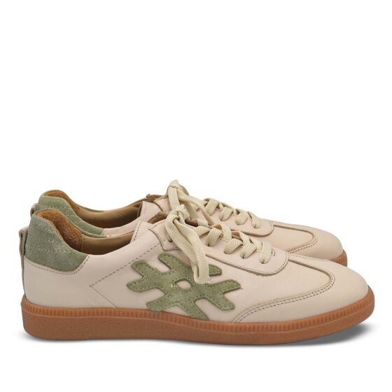  Venüs Deri Kadın Sneakers Ayakkabı Bej-Scarpion 2609901Y (1)