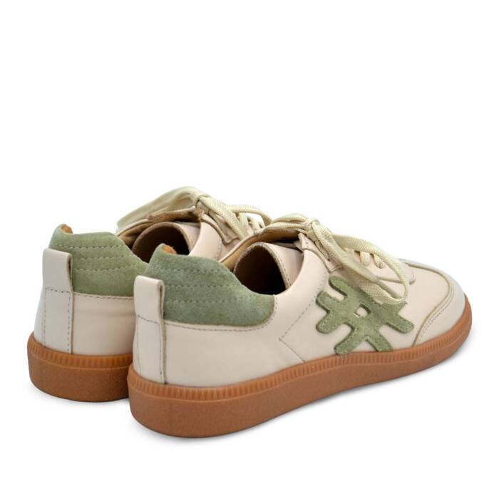  Venüs Deri Kadın Sneakers Ayakkabı Bej-Scarpion 2609901Y - 3