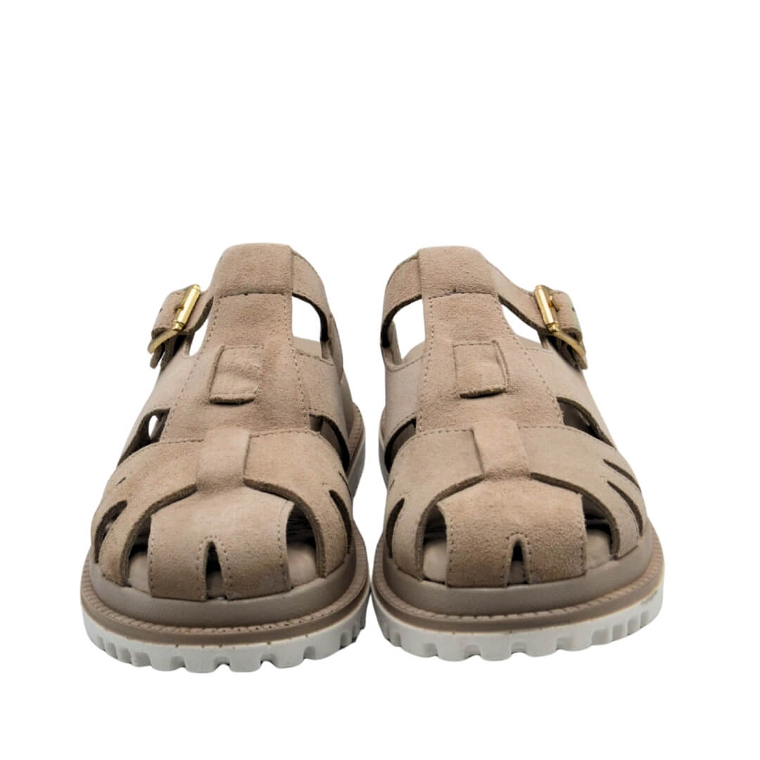 Venüs Deri Kadın Süet Terlik Bej 25470013Y - Thumbnail