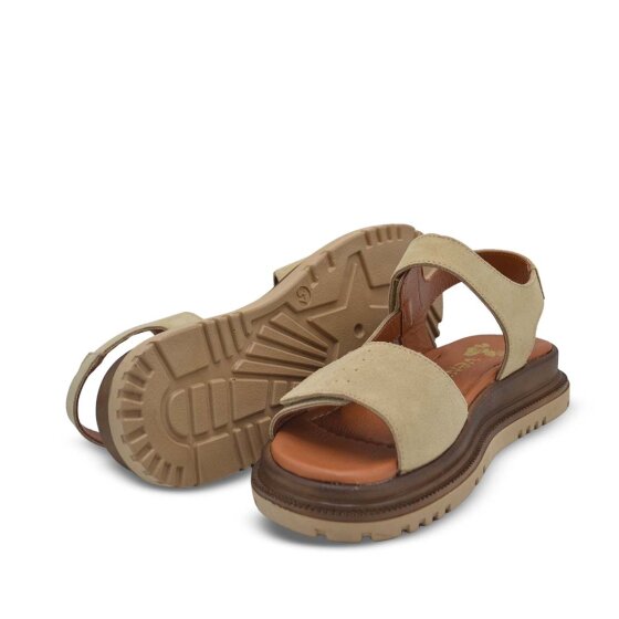 Venüs Deri Kadın Nubuk Sandalet Bej 26322740Y - 5