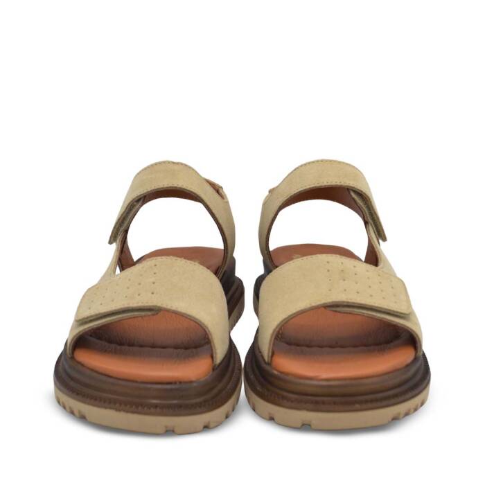 Venüs Deri Kadın Nubuk Sandalet Bej 26322740Y - 6