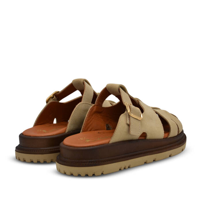 Venüs Deri Kadın Süet Terlik Bej 26322731Y - 3