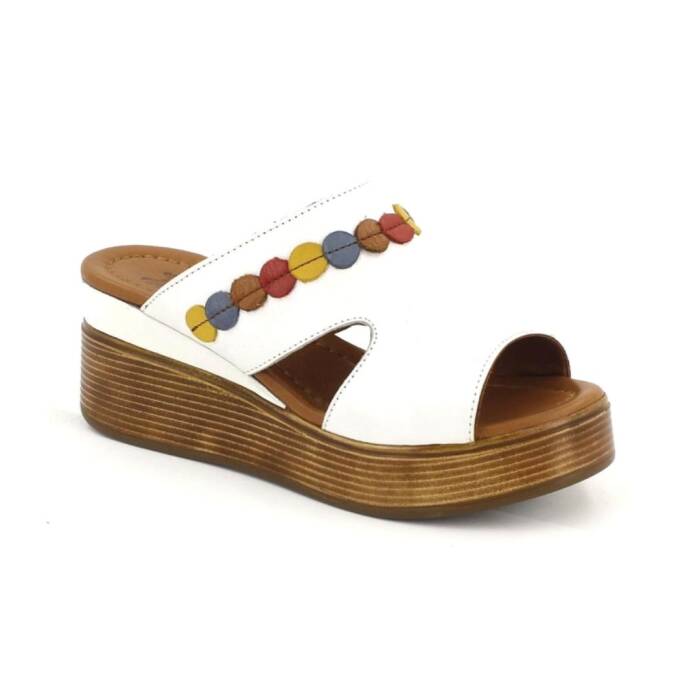 Venüs Deri Kadın Terlik Beyaz 2109901Y