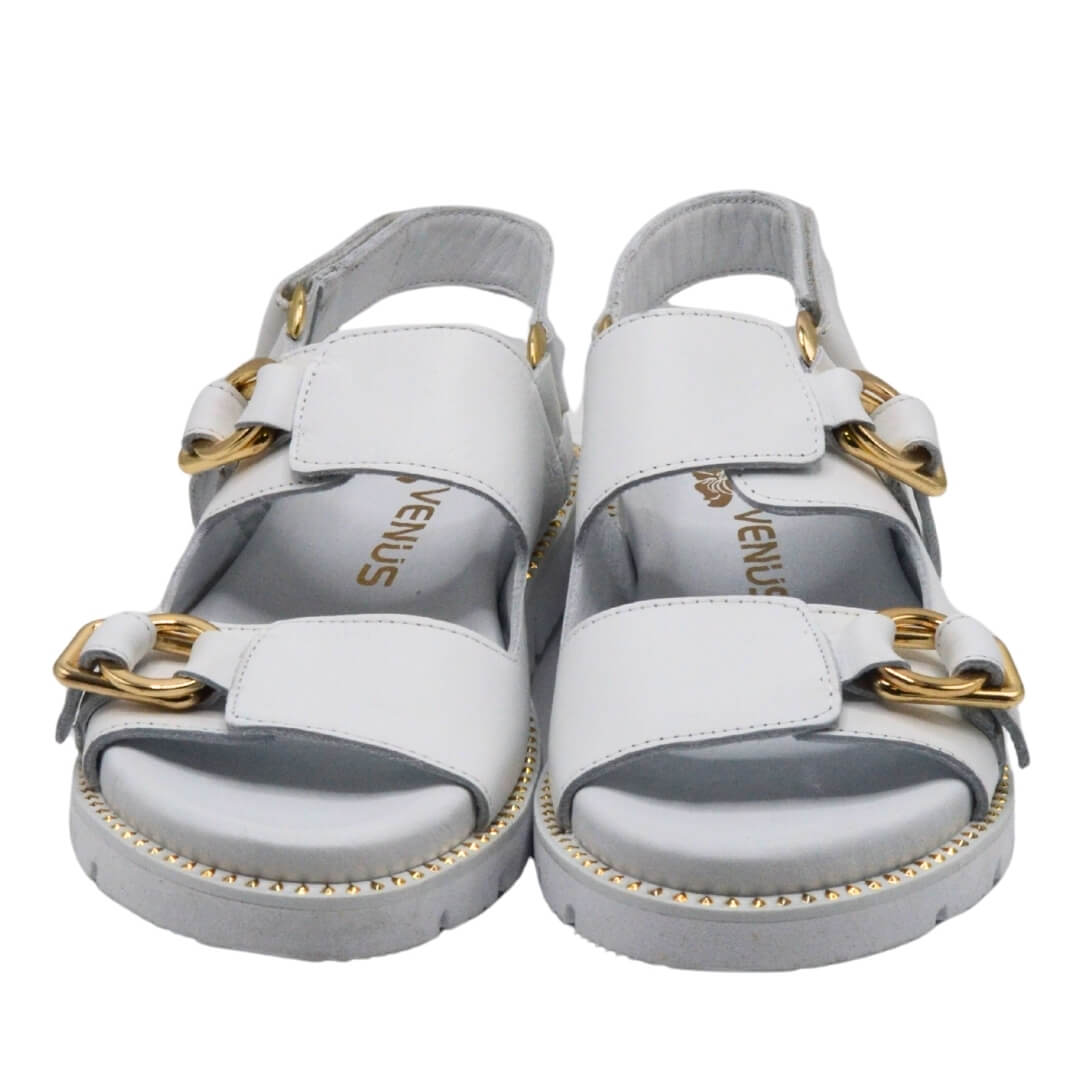 Venüs Deri Kadın Sandalet Beyaz 25440013Y Venüs Deri Kadın Sandalet Beyaz 25440013Y