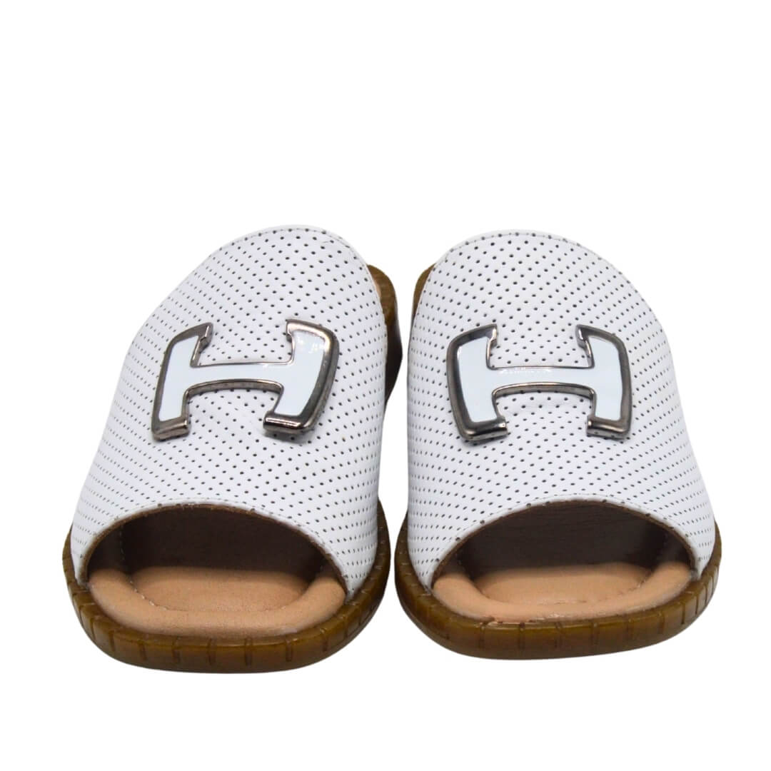 Venüs Deri Kadın Terlik Beyaz 2512001Y