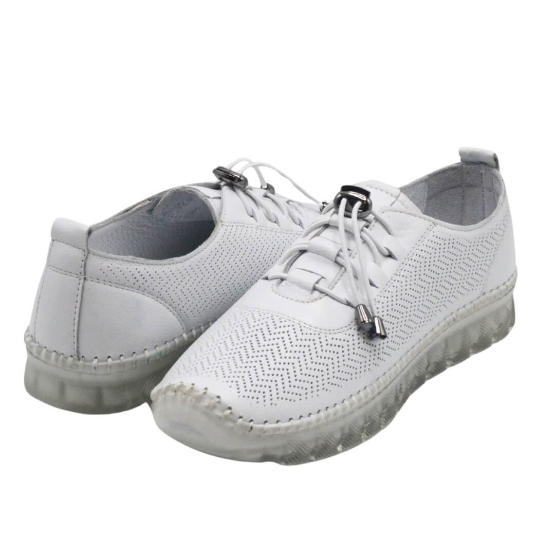 Venüs Deri Kadın Sneakers Ayakkabı Beyaz 25401003Y - 4