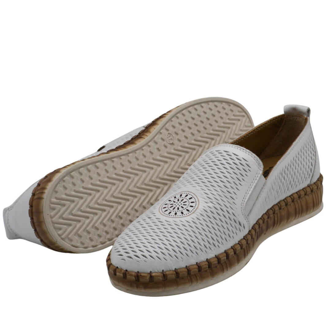 Venüs Deri Kadın Casual Ayakkabı Beyaz 25370003Y