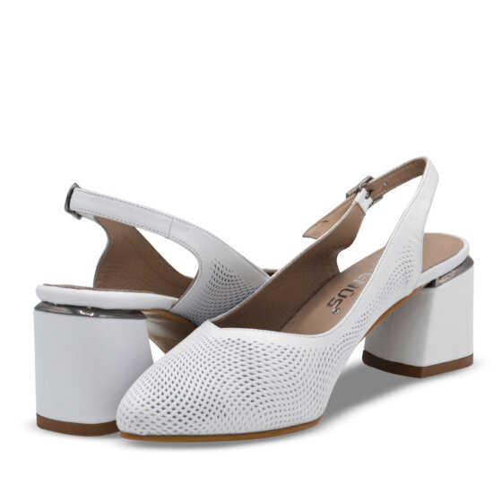 Venüs Deri Kadın Topuk Ayakkabı Beyaz 26460028Y - 4