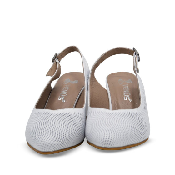 Venüs Deri Kadın Topuk Ayakkabı Beyaz 26460028Y - 6