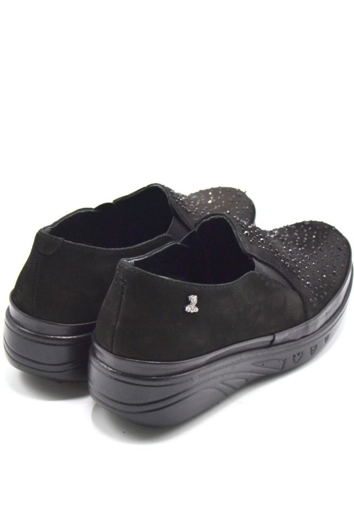 Kadın Airflow Deri Ayakkabı Siyah 1820504K - Thumbnail