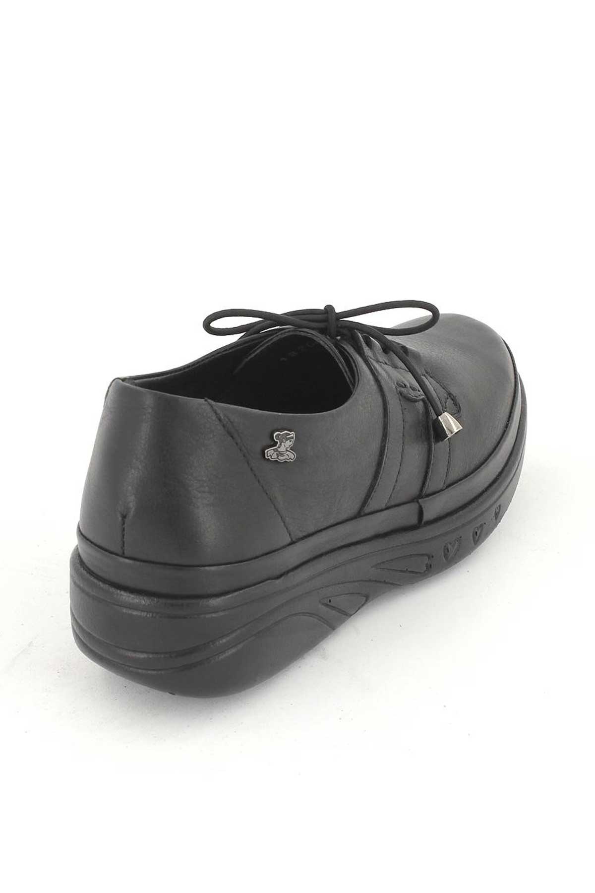 Kadın Airflow Deri Ayakkabı Siyah 1820519K - Thumbnail