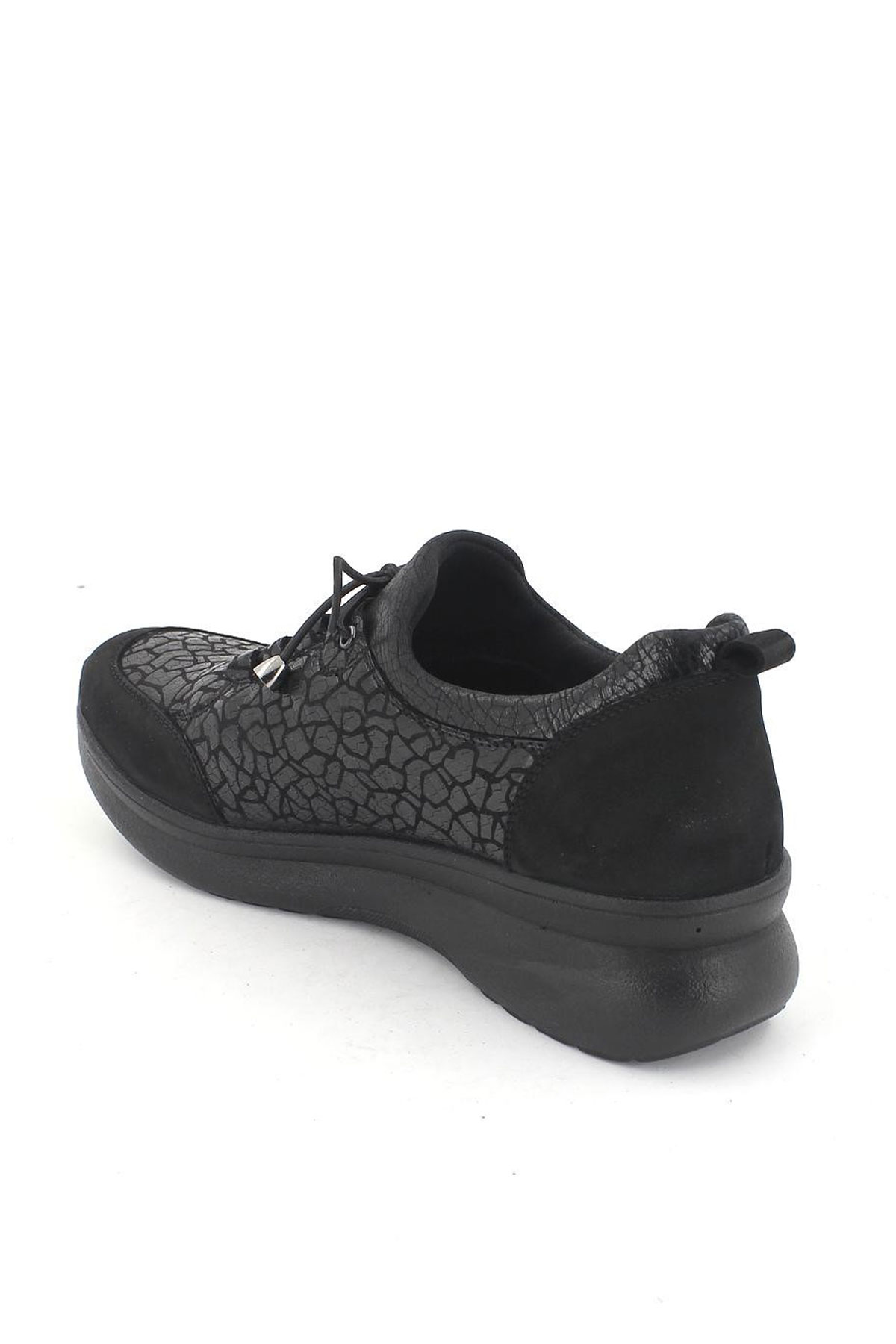 Kadın Comfort Deri Ayakkabı Siyah 1901707K - Thumbnail