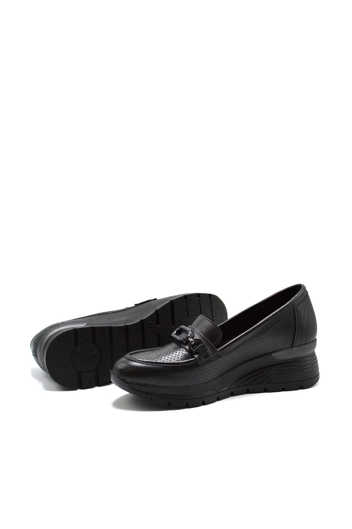 Kadın Airflow Deri Ayakkabı Siyah 2313001Y - Thumbnail