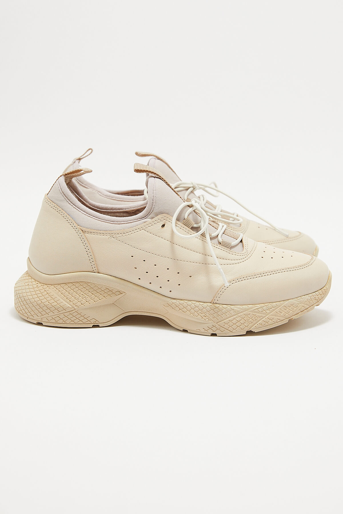 Venüs Deri Kadın Airflow Ayakkabı Bej 2216603Y