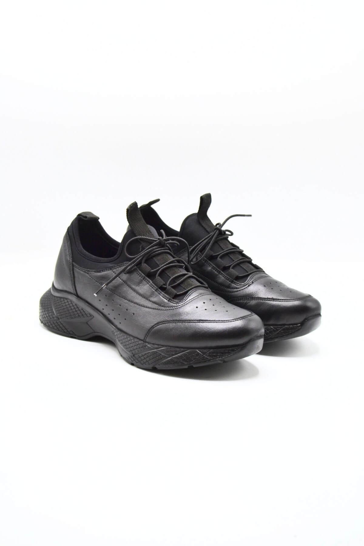 Kadın Airflow Deri Sneakers Siyah 2216603Y