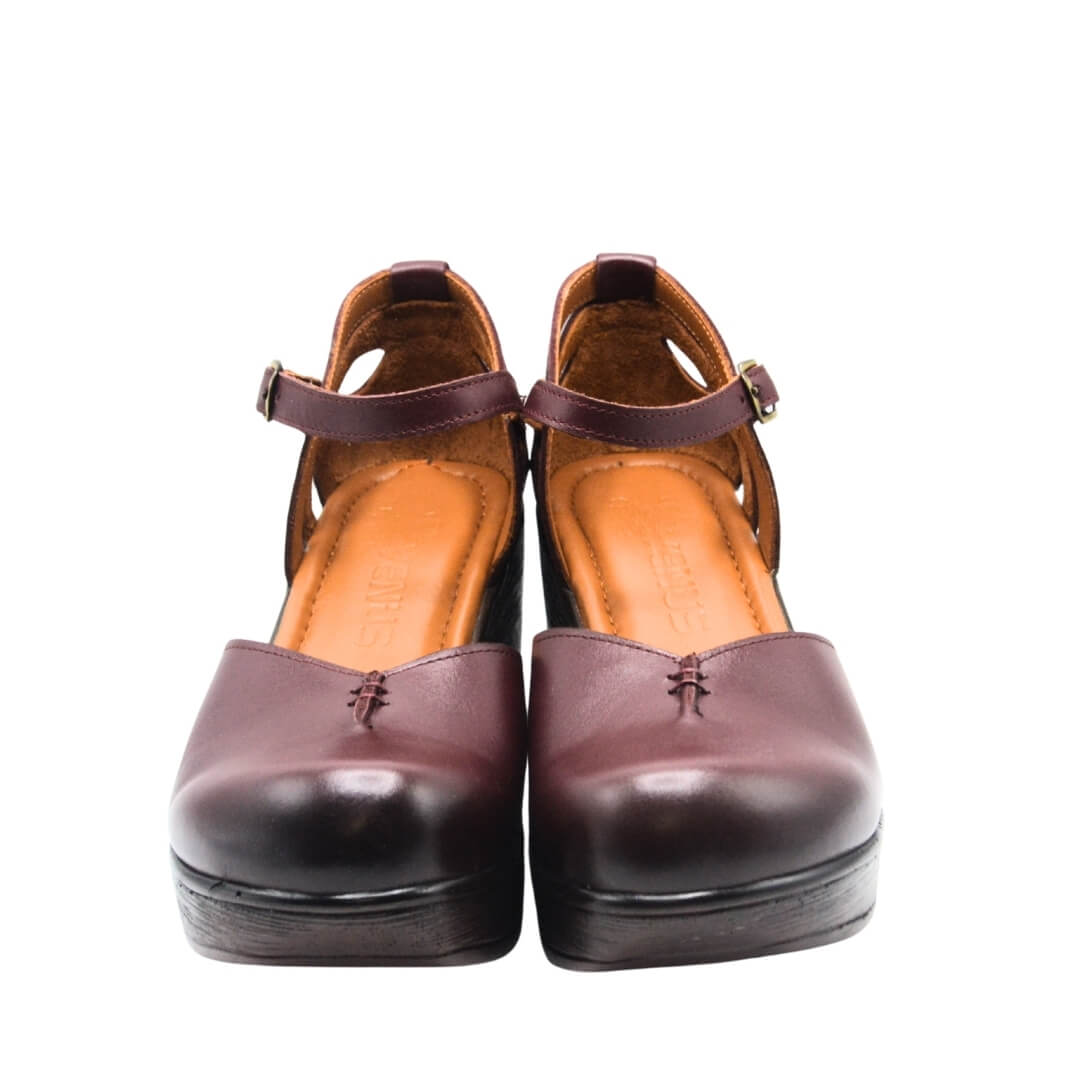 Venüs Deri Kadın Apartman Topuk Ayakkabı Bordo 1912502Y