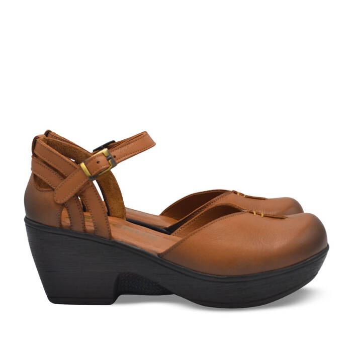 Venüs Deri Kadın Apartman Topuk Ayakkabı Taba 1912502Y - 2