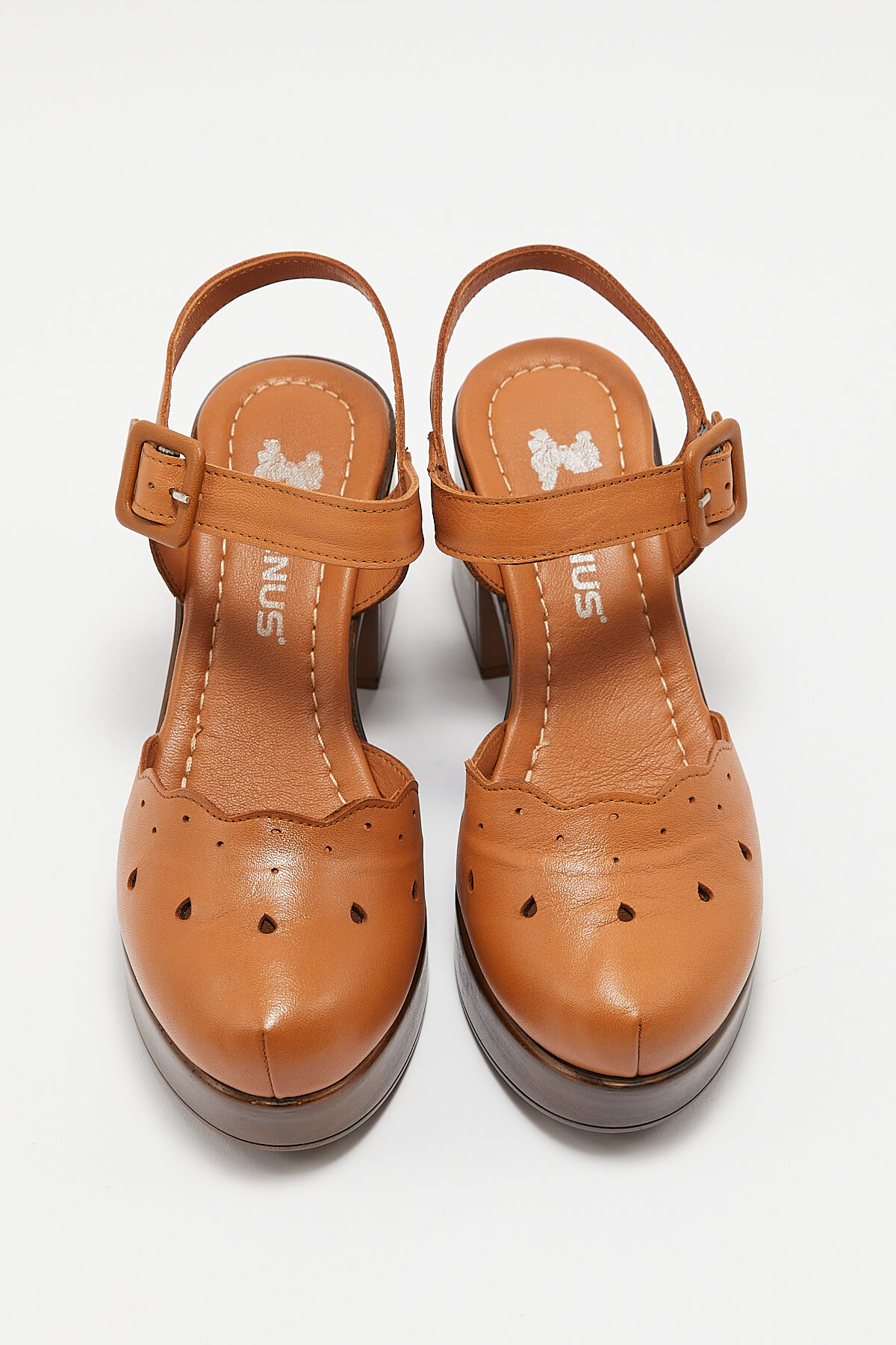 Venüs Deri Kadın Topuklu Sandalet Taba 2217001Y - Thumbnail