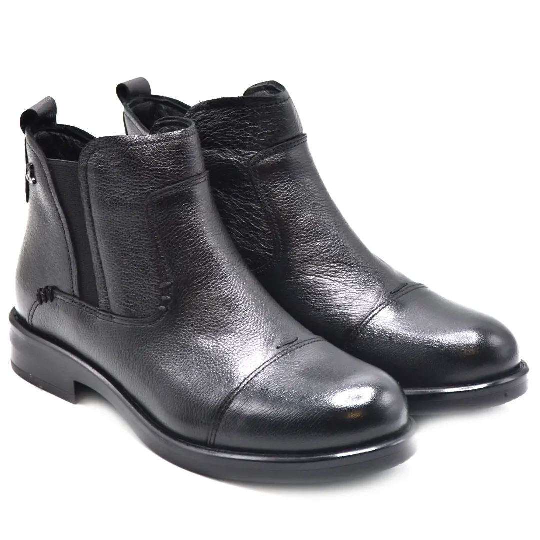 Venüs - Venüs Deri Kadın Casual Bot Siyah 1852509K