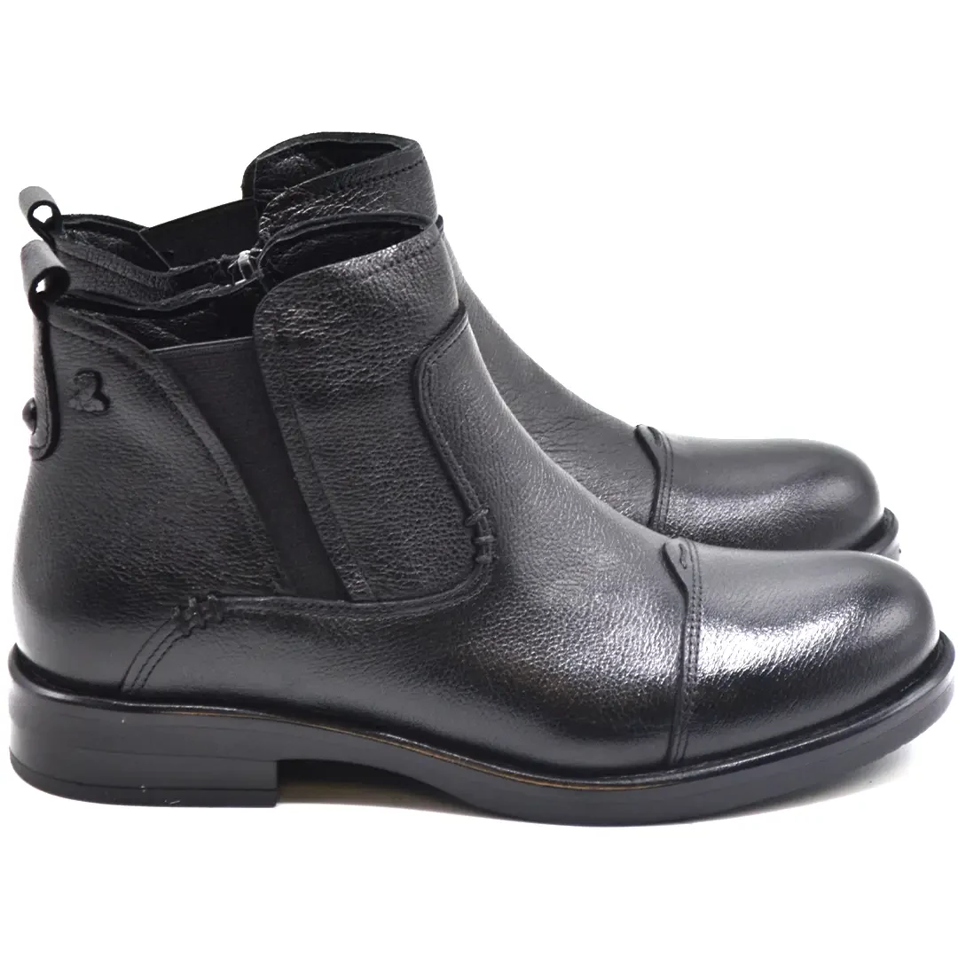 Venüs - Venüs Deri Kadın Casual Bot Siyah 1852509K