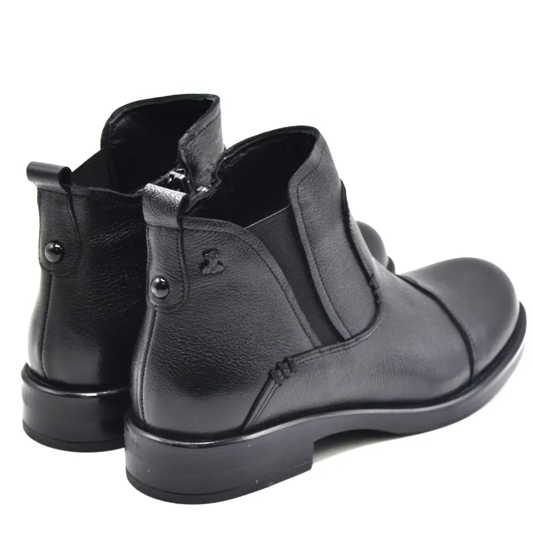 Venüs Deri Kadın Casual Bot Siyah 1852509K