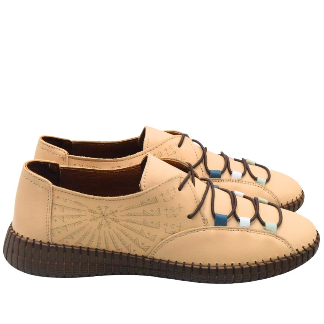 Venüs Deri Kadın Casual Ayakkabı Bej 24370001Y