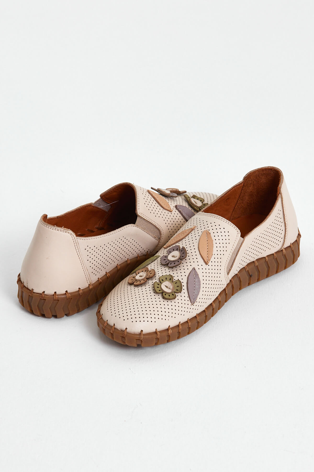 Venüs Deri Kadın Casual Ayakkabı Bej-Nude 2010719Y