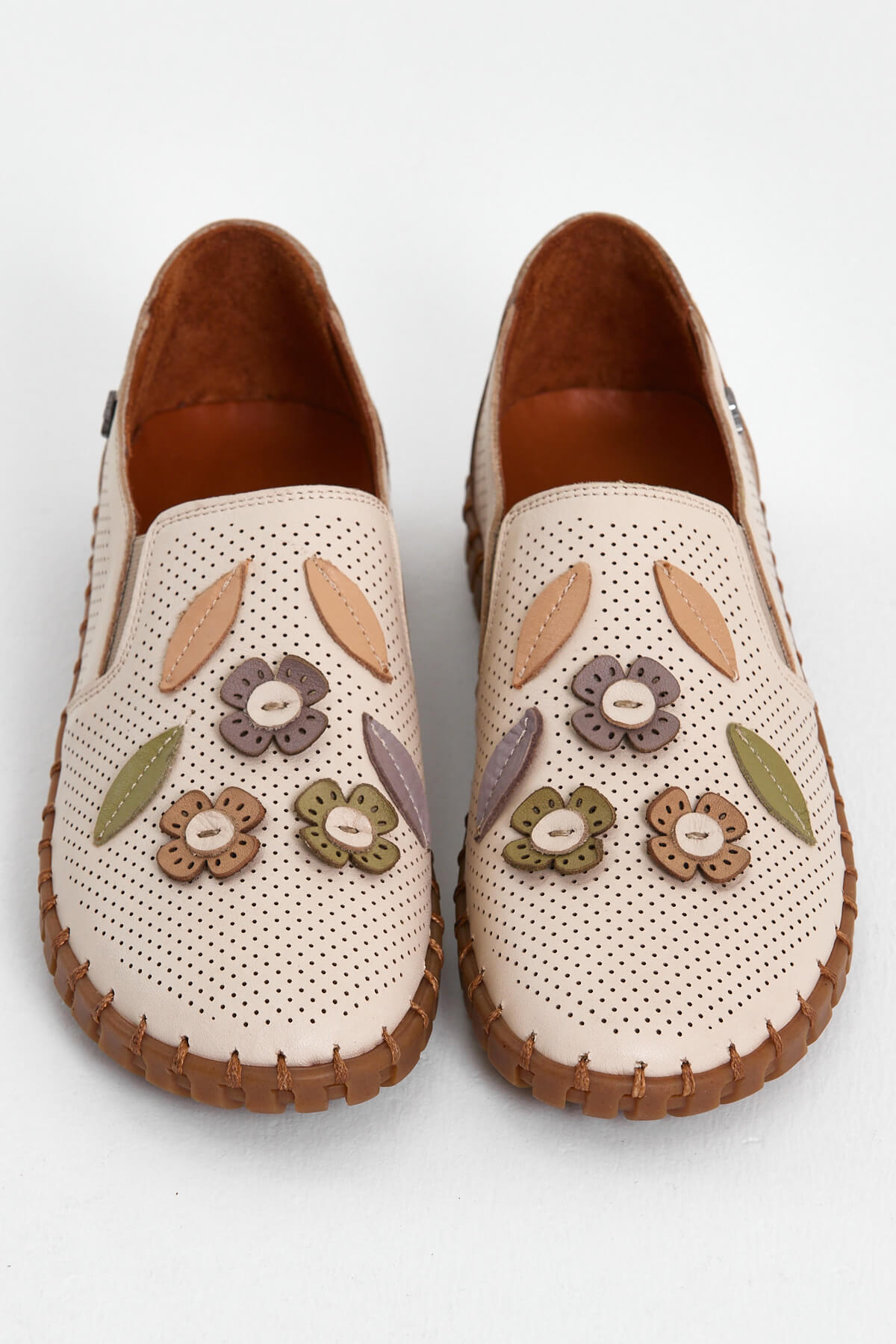 Venüs Deri Kadın Casual Ayakkabı Bej-Nude 2010719Y - Thumbnail