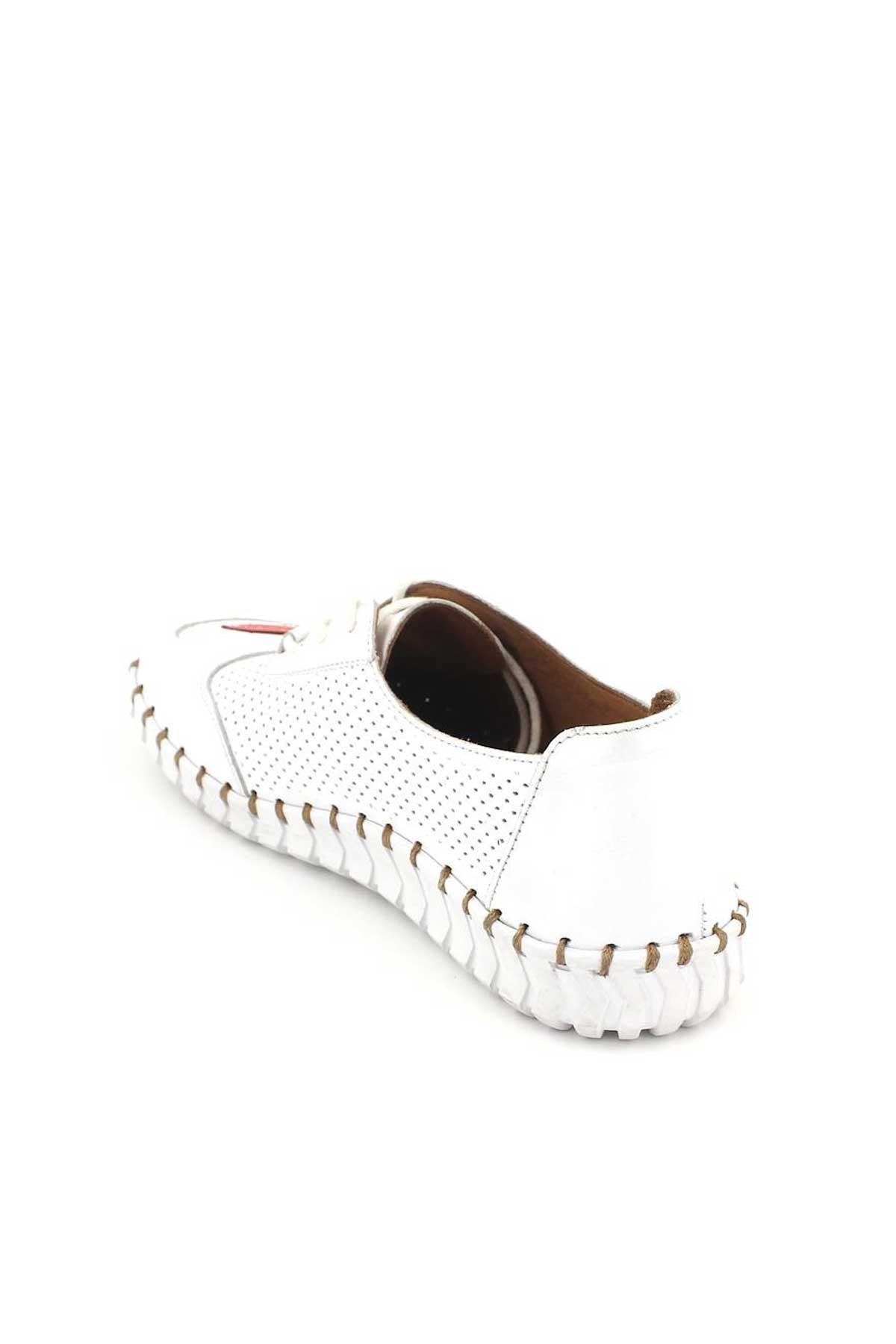 Kadın Comfort Deri Ayakkabı Beyaz 2010709Y - Thumbnail