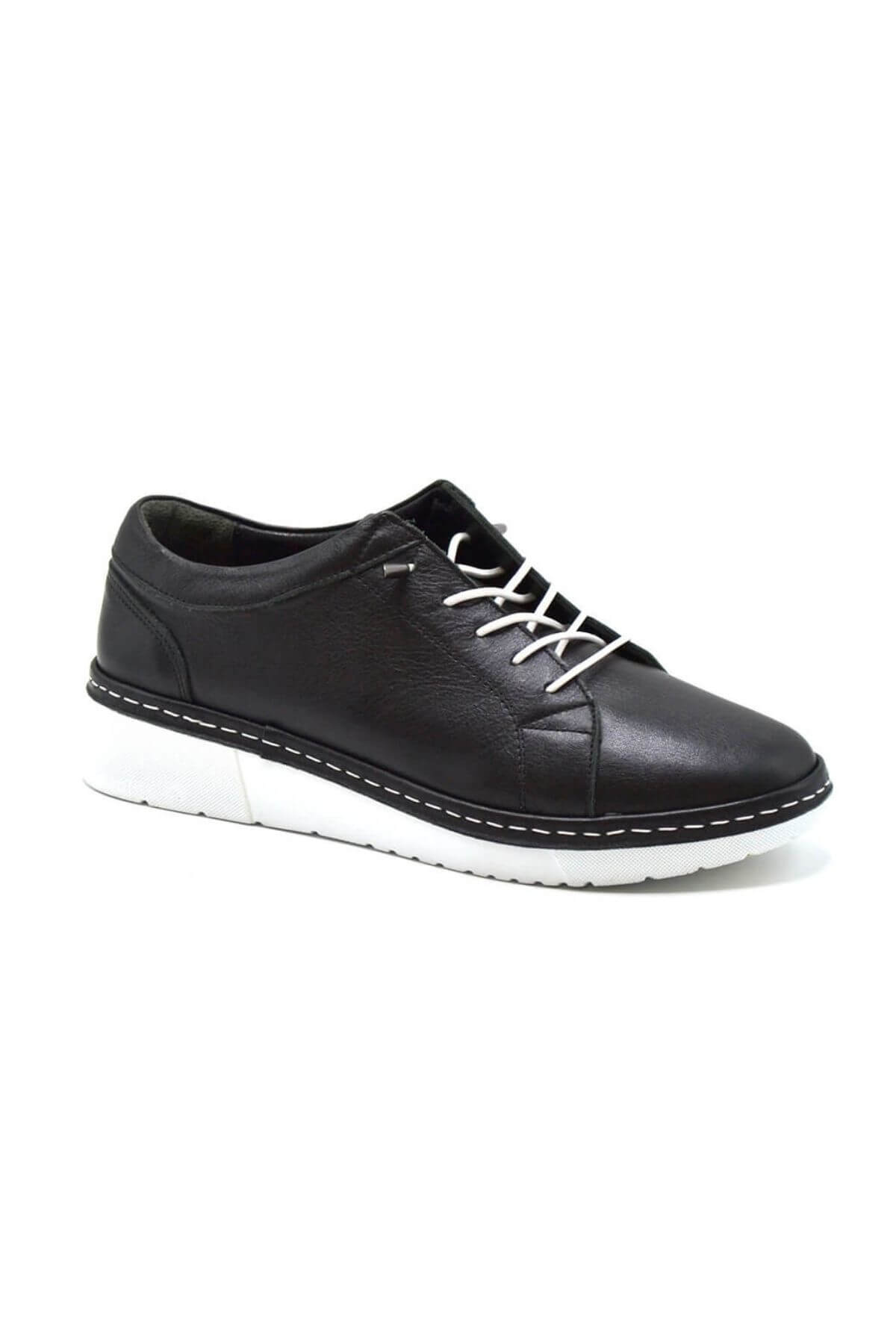 Kadın Comfort Deri Ayakkabı Siyah 23150003Y