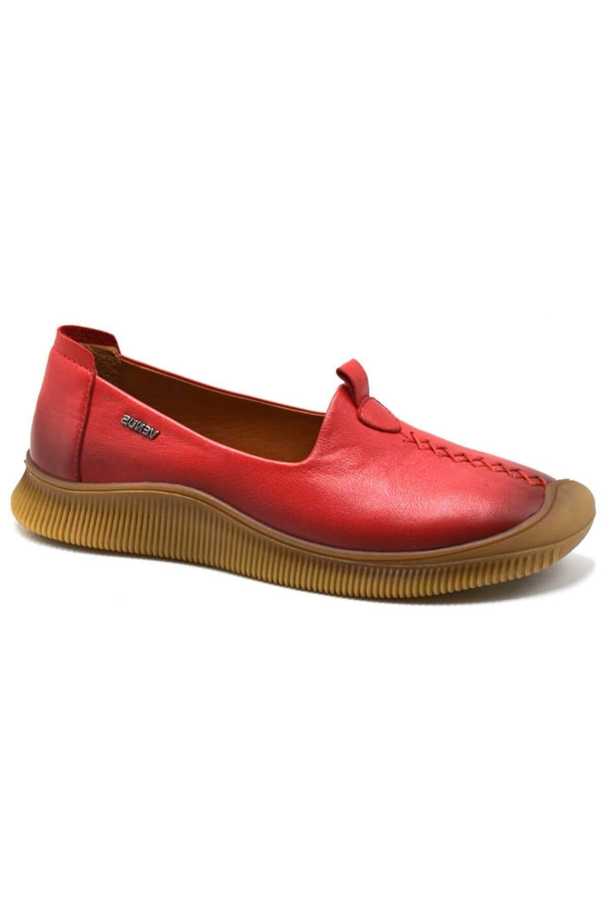 Kadın Comfort Deri Ayakkabı Kırmızı 2413503Y - Thumbnail