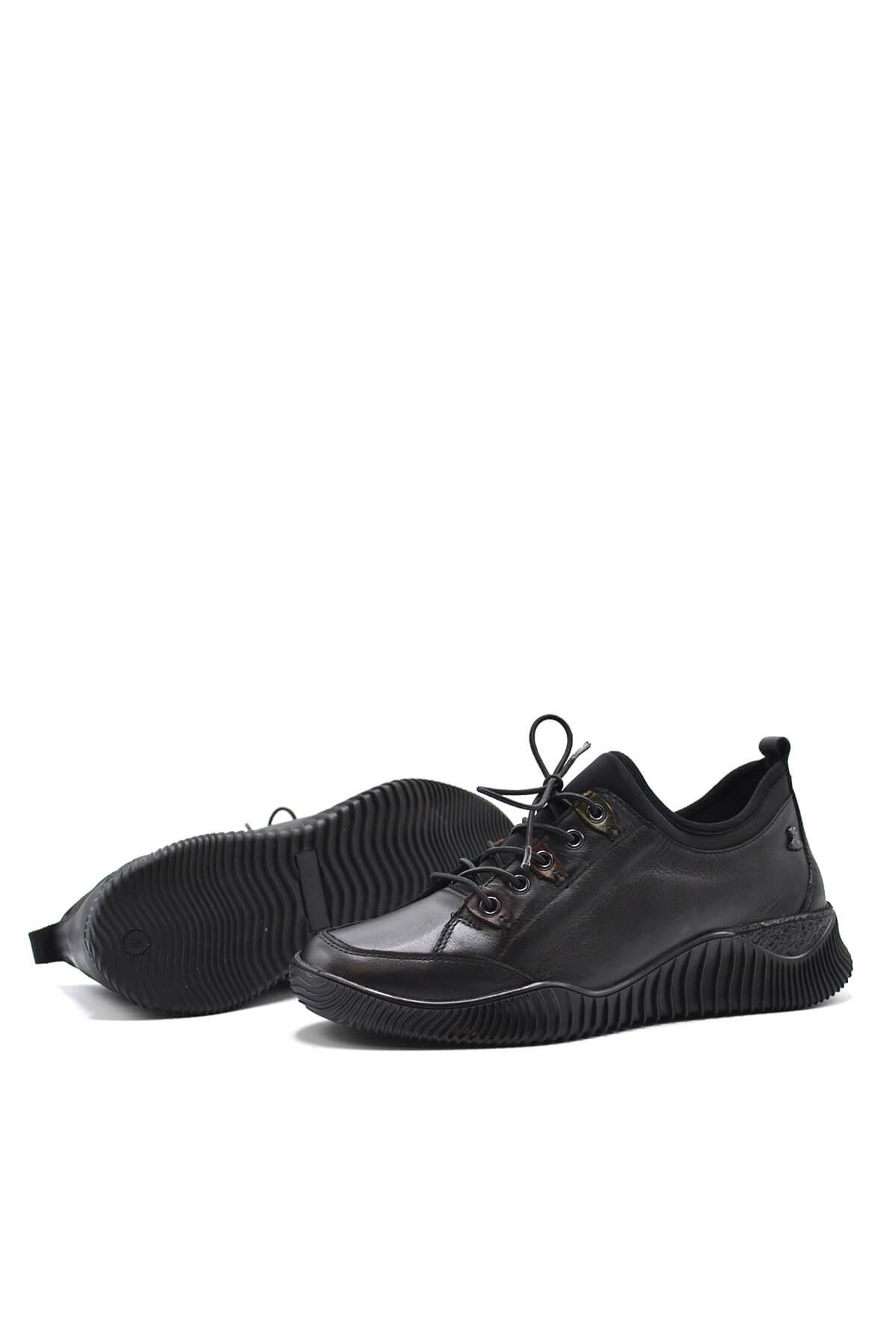 Kadın Comfort Deri Ayakkabı Siyah 1953855K - Thumbnail
