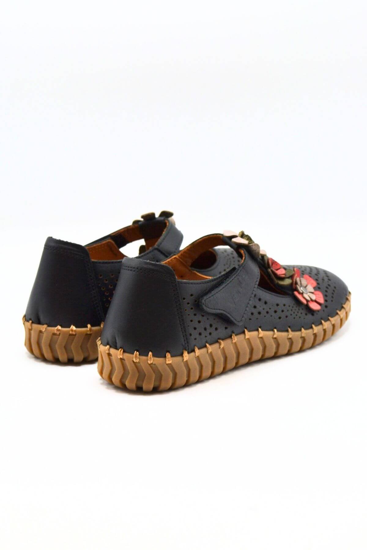Kadın Comfort Deri Ayakkabı Siyah 2010718Y - Thumbnail