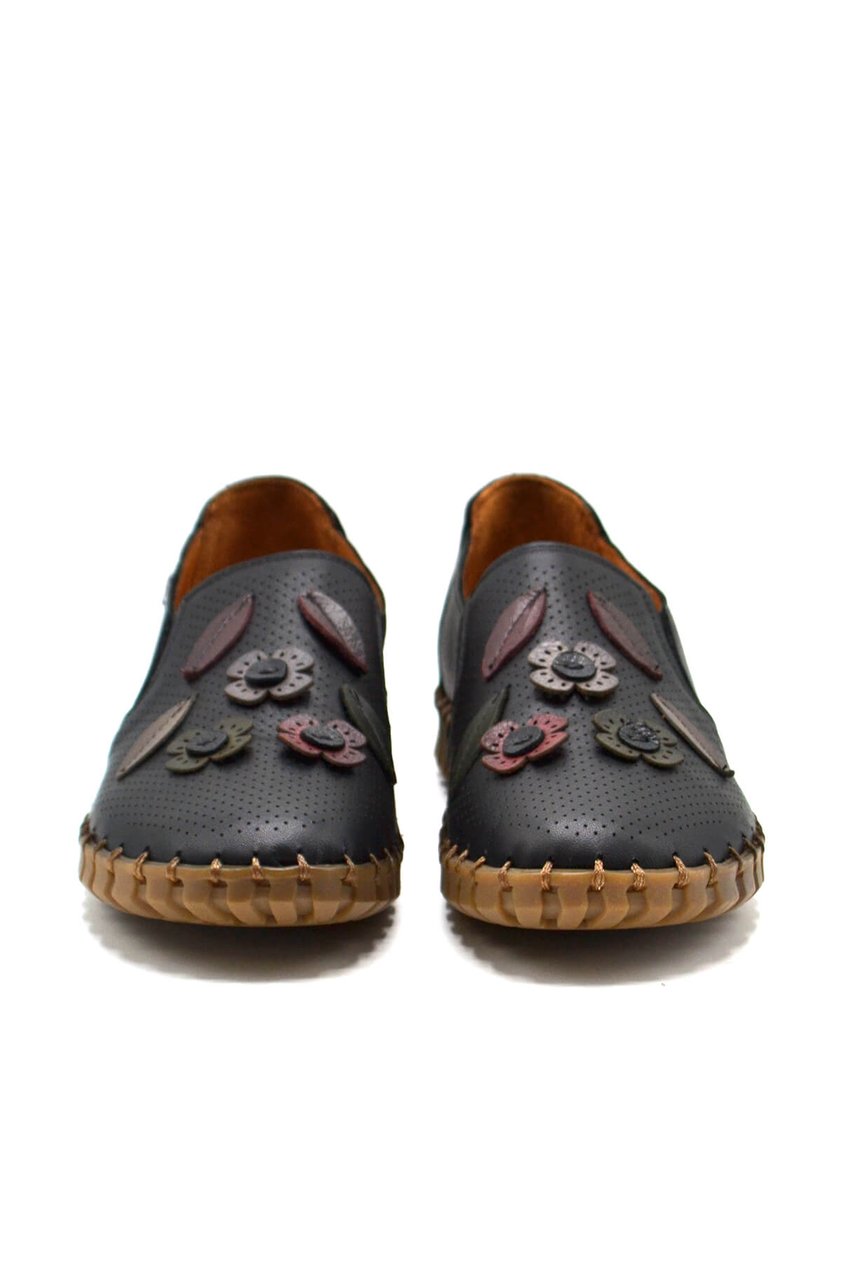 Kadın Comfort Deri Ayakkabı Siyah 2010719Y - Thumbnail