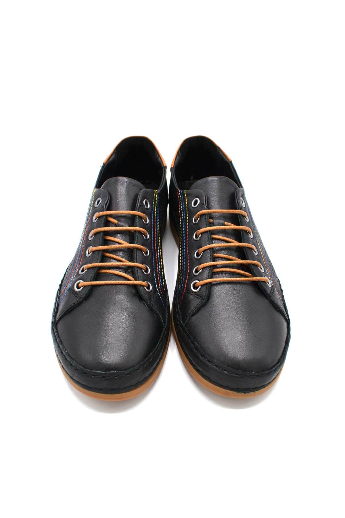 Kadın Comfort Deri Ayakkabı Siyah 2211204Y - Thumbnail