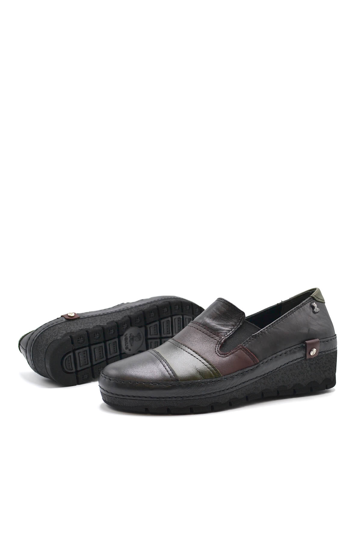 Kadın Comfort Deri Ayakkabı Siyah 2213507K - Thumbnail