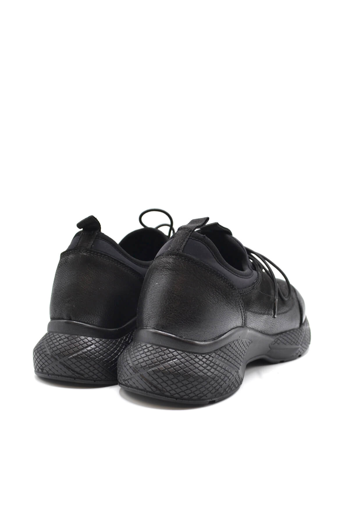 Kadın Comfort Deri Sneakers Airflow Ayakkabı Siyah 2216603K