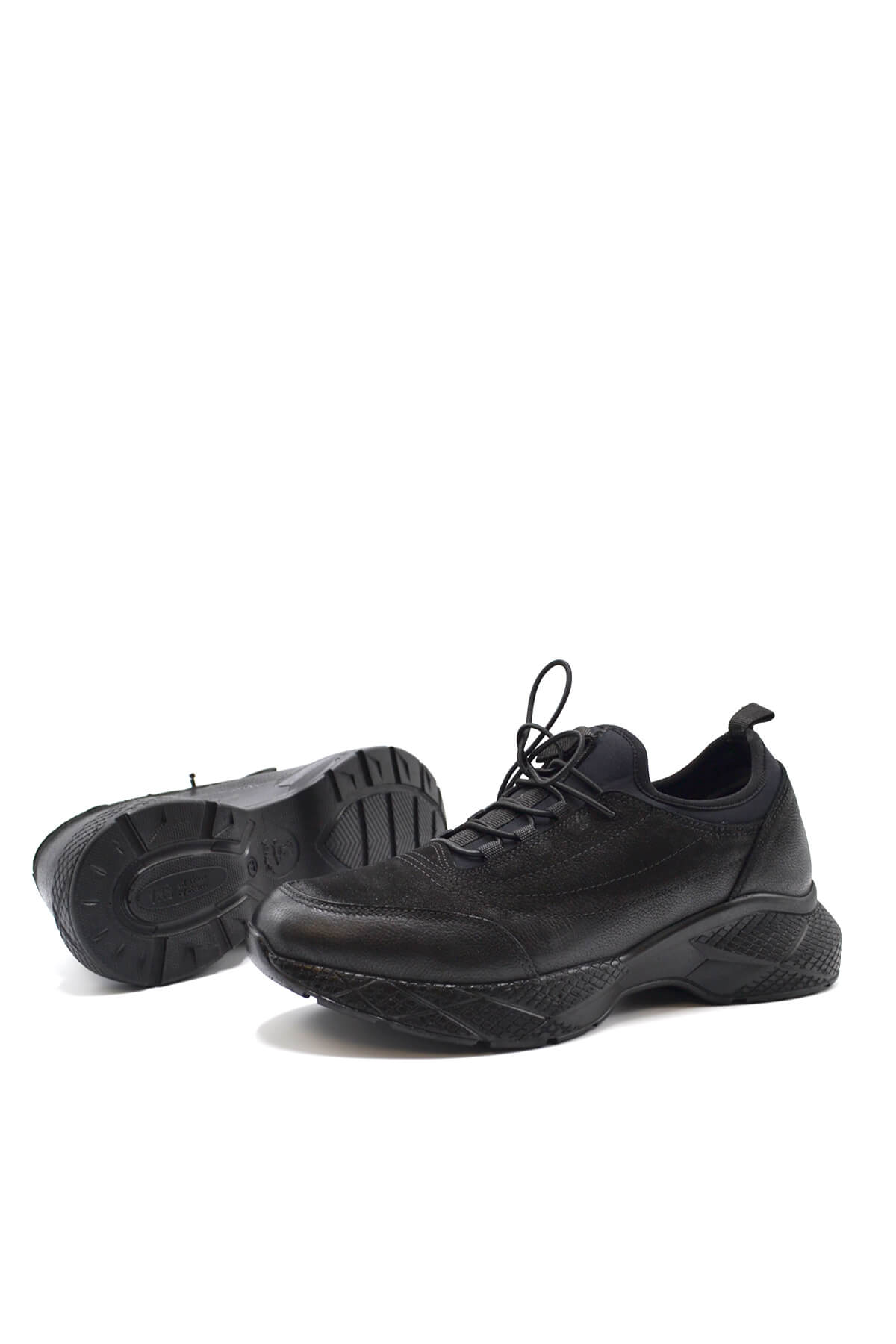 Kadın Comfort Deri Sneakers Airflow Ayakkabı Siyah 2216603K - Thumbnail